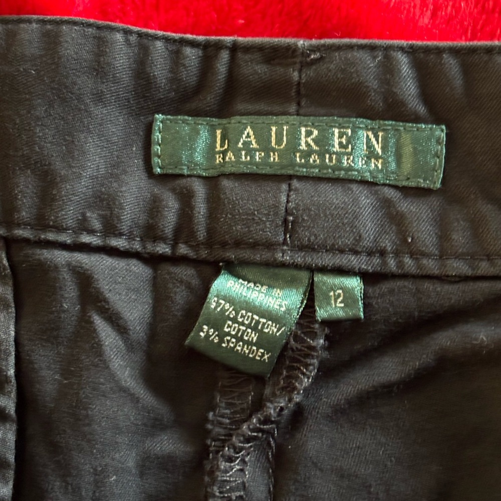 Ralph Lauren Women Black Cargo Shorts - Picture 7 of 12